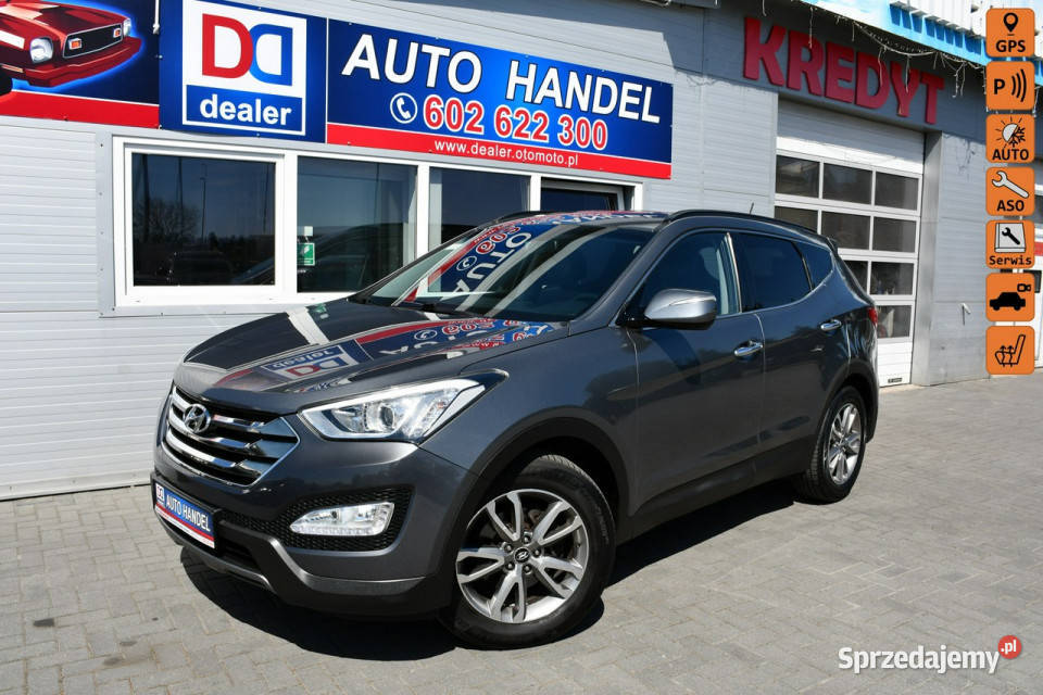 Hyundai Santa Fe 20 CRDi Serwis LED Kamera Navi światła do jazdy dziennej Hrubieszów