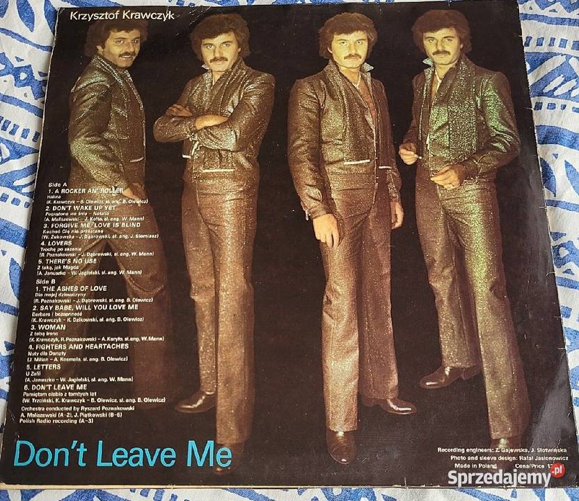 Krzysztof Krawczyk Dont leave Me płyta winylowa Chełmno