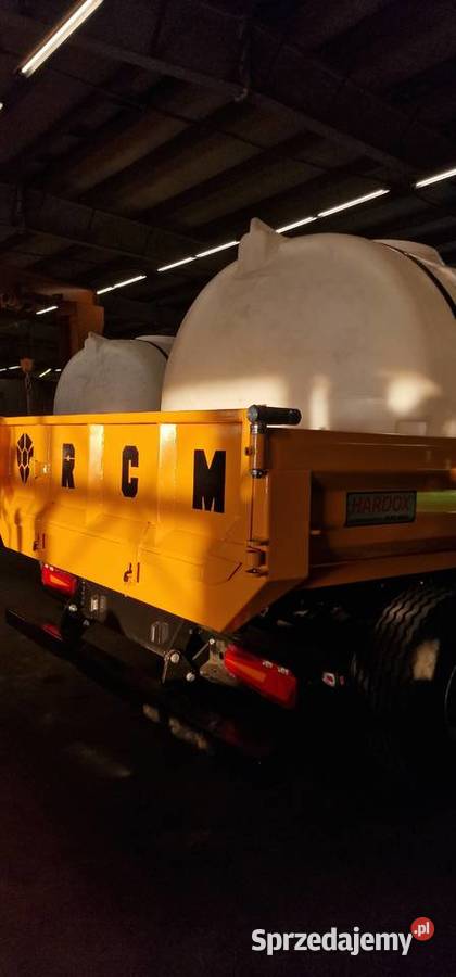 ZBIORNIK WODY PITNEJ przyczepa 5000 L dostępna