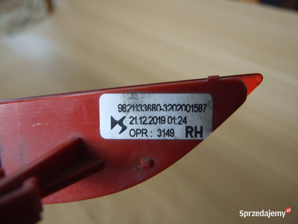 Odblask DS3 crossback 9821133680 Białystok sprzedam