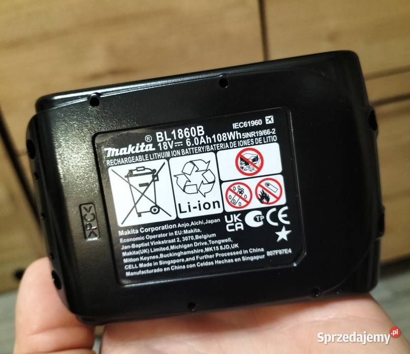 Akumulator BateriaMakitaBL1860B Wałbrzych
