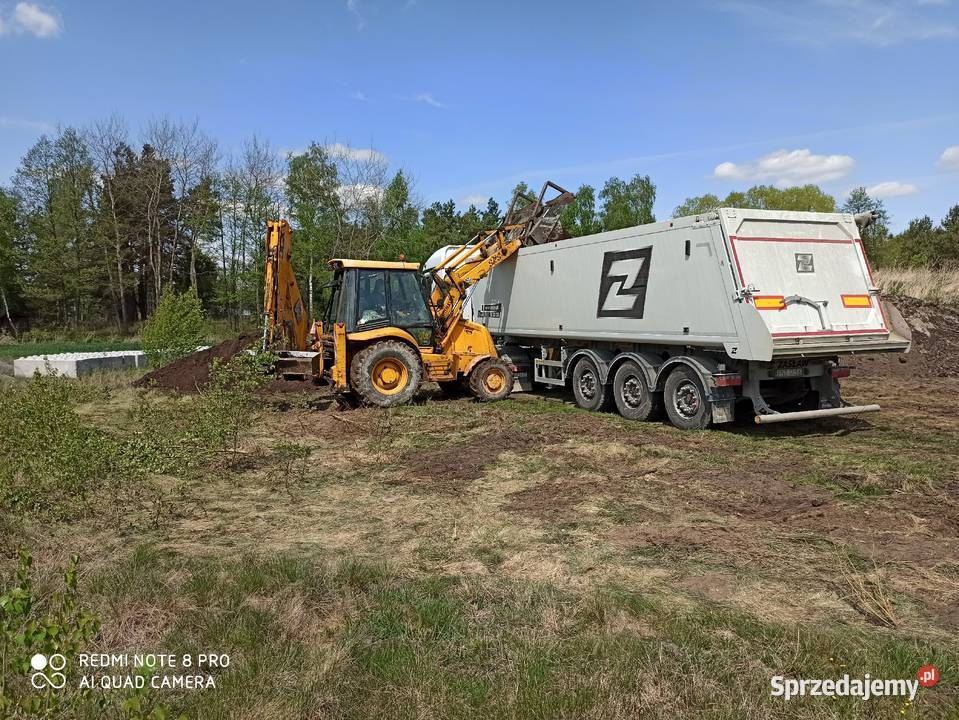 Usługi transportowe koparka ładowarka sprzedaż śląskie Częstochowa