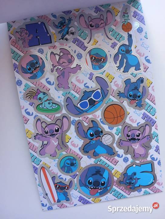 Naklejki Stitch 105 sztuk Białogard