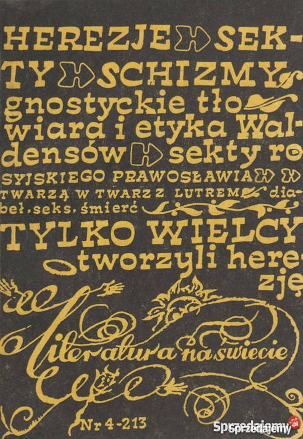 LITERATURA NA ŚWIECIE 4 213 KWIECIEŃ 1989 Czasopisma