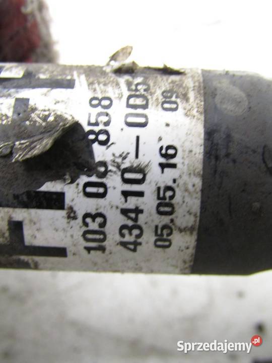 PÓŁOŚ PRZEDNIA PRAWY PRZÓD 13 VVTI TOYOTA YARIS