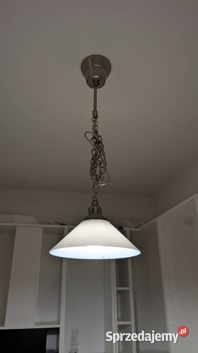 Lampa wisząca żyrandol biała IKEA wielkopolskie Kalisz
