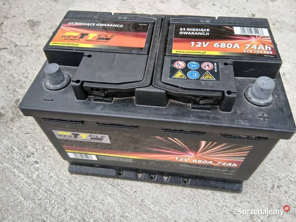 Używany Akumulator 74Ah 680A zużycie 30 osobowe