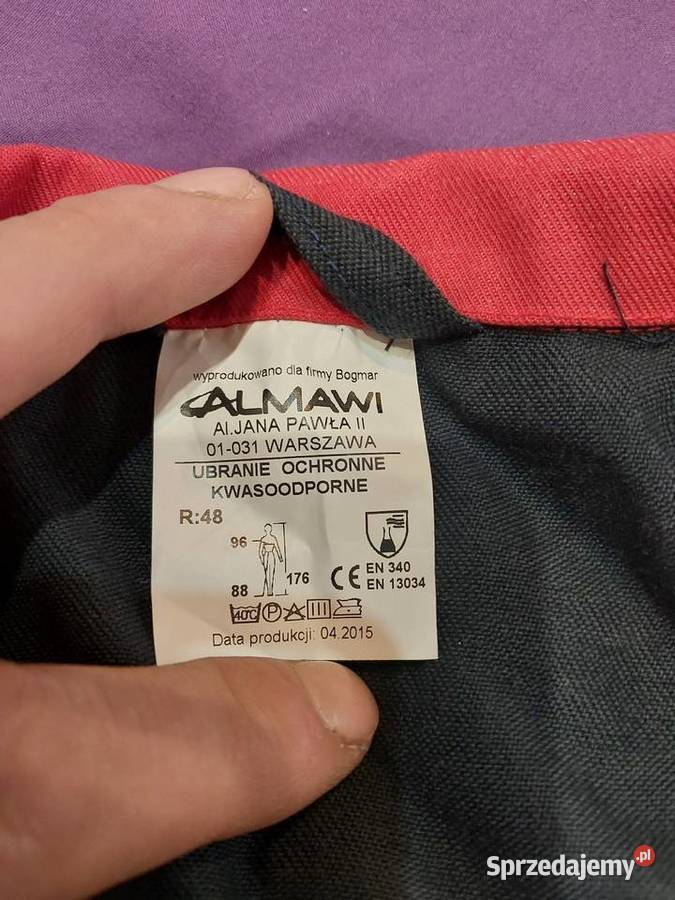 Odbierz ochronna kwasowka sprzedam