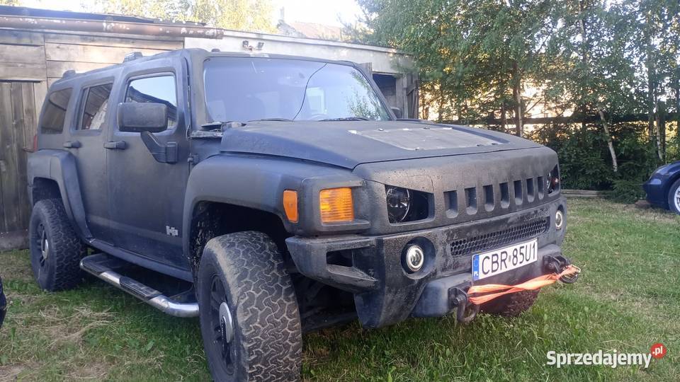 Hummer H3 35 Gaz 2005 4x4 typowo terenowy opony Starogard Gdański