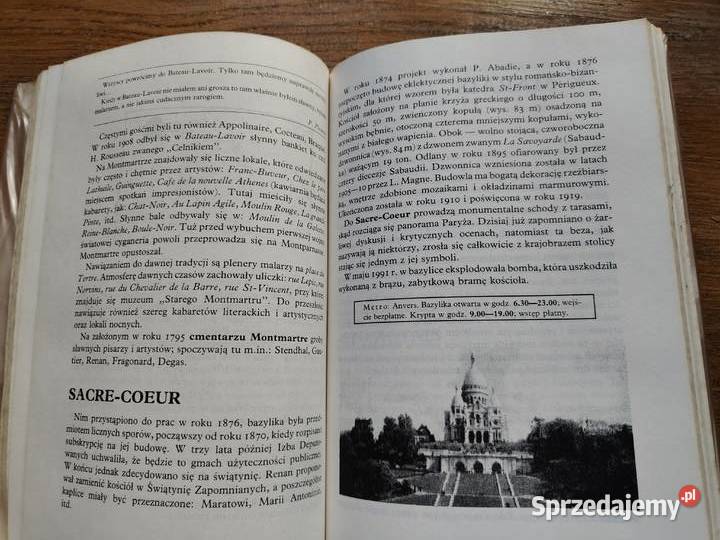 Paryż przewodnik Omnibus Kraków sprzedam