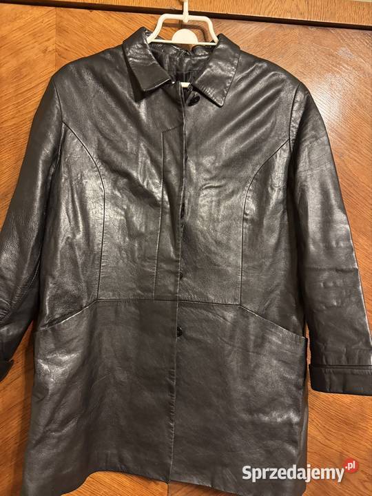 Kurtka damska 44 skóra naturalna czarna Vintage Częstochowa