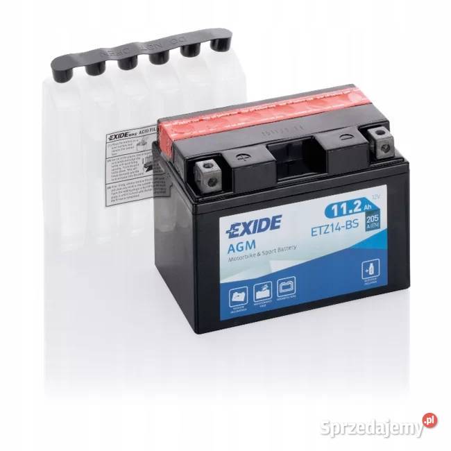 Akumulator motocyklowy EXIDE ETZ14BS YTZ14BS 12V Toruń sprzedam