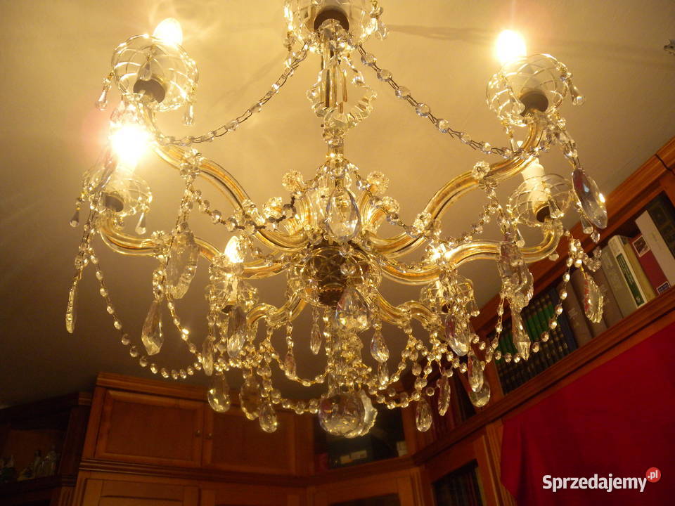 Żyrandol kryształowy Maria Theresa 8 ramienny śląskie