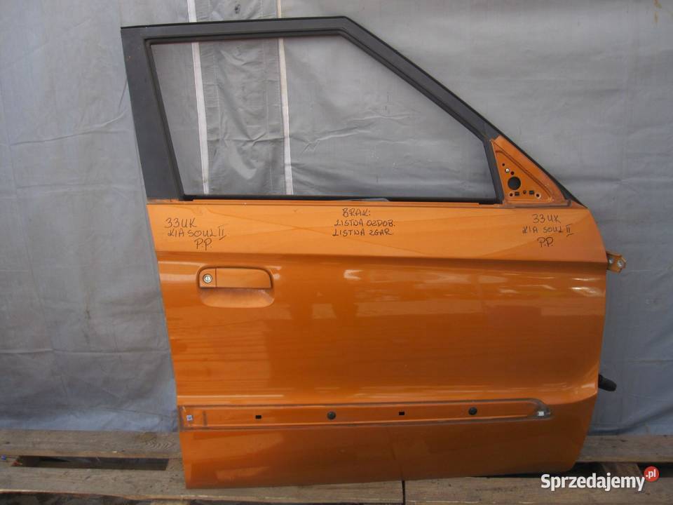 KIA SOUL I 09r drzwi prawe przód osobowe Drzwi świętokrzyskie