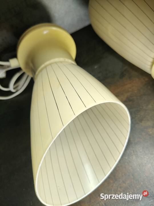 Lampy 2 Ruhla lata 60 art deco vintage prl Kalisz
