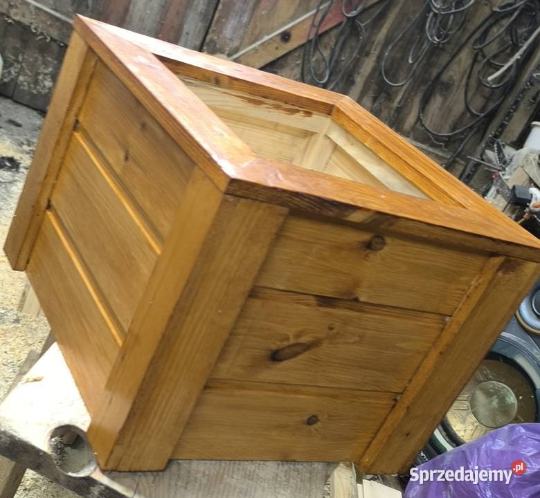 doniczki drewniane różne rozmiary inny kolor Żuromin