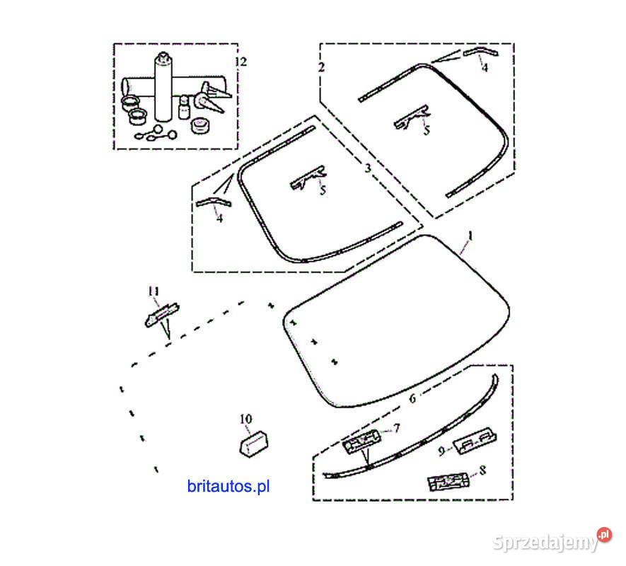 ROVER 75 MG ZT SPINKA KAROSERYJNA SPINKI LISTWY osobowe wielkopolskie Poznań
