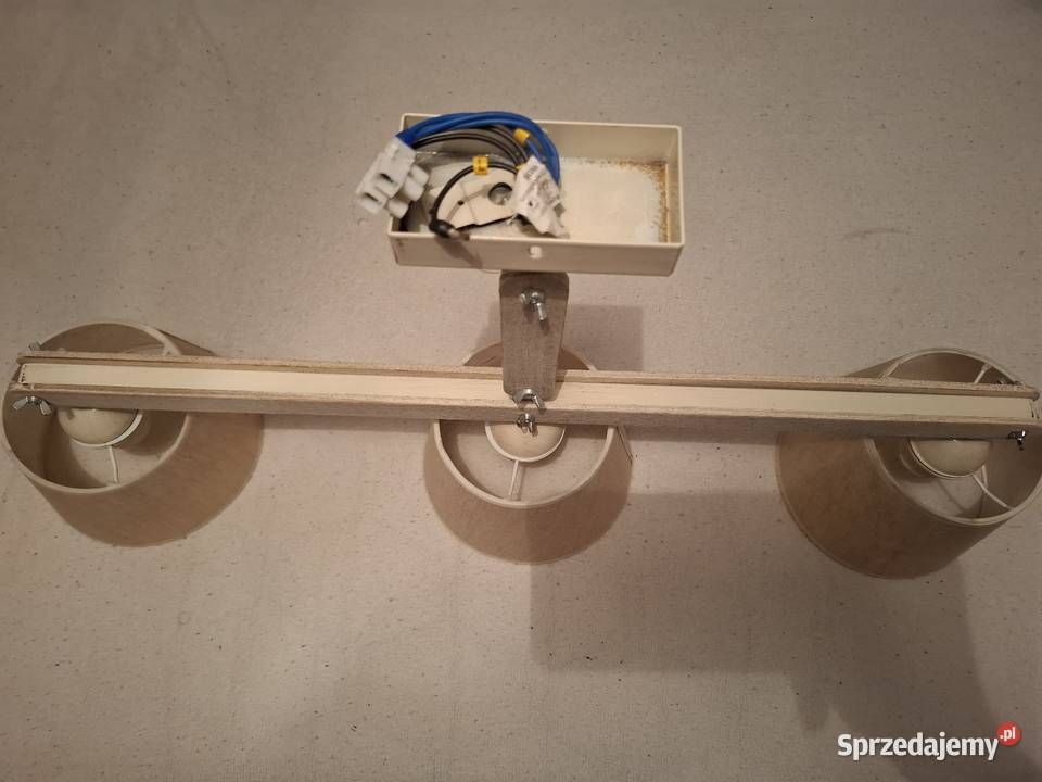 Żyrandol wiszący sufitowy na trzy lampy Łomża