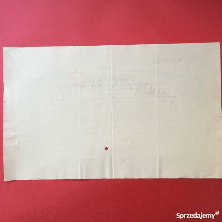 13 Papier wartościowy 500 goldmark Szczecin