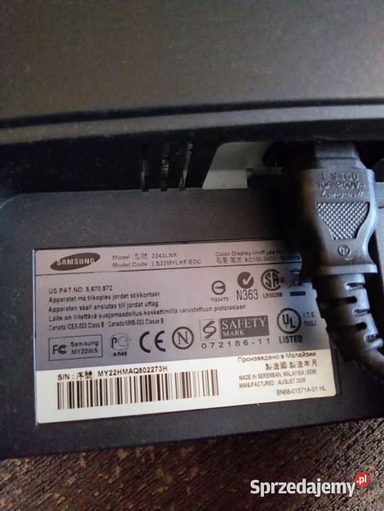 Monitor komputerowy Samsung 2343LNX Bydgoszcz