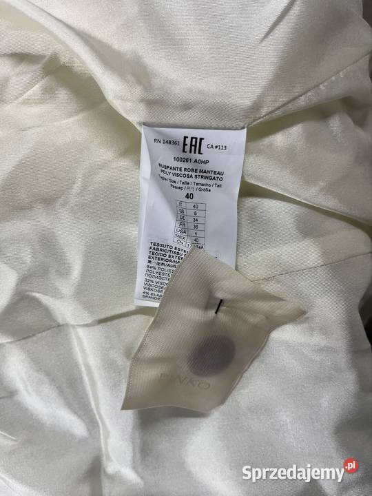 PINKO Płaszcz Damski 40 M