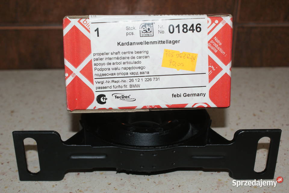 Podpora wału napędowego 30mmx55mm FE 01846 BMW 3 Białobrzegi