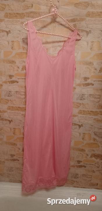 4042 LXL Długa różowa halka z Londynu Rozmiar XL Kraków
