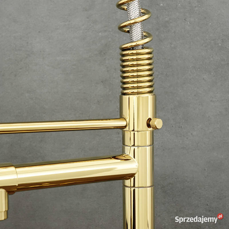 Bateria kuchenna stojąca antyczne złoto BENT Chmielnik sprzedam