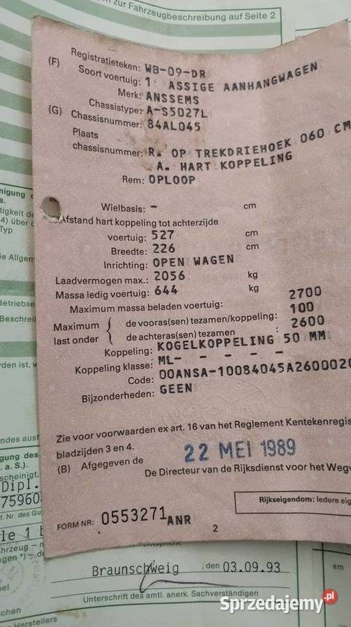 Sprzedam przyczepę lawetę lawety Świlcza