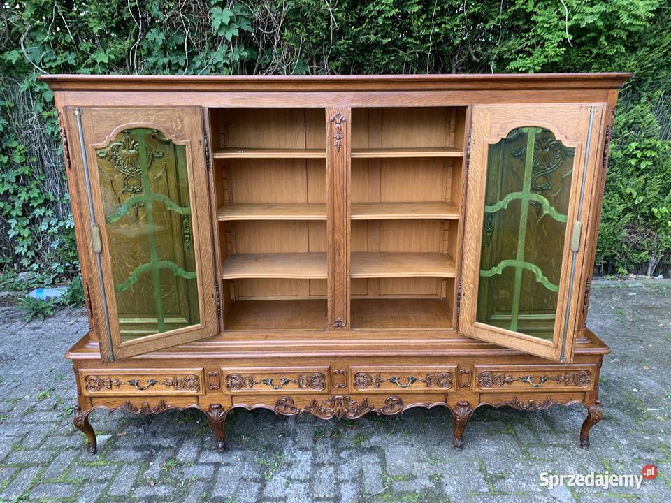 Ludwikowska biblioteczka kredens ślicznie Toruń