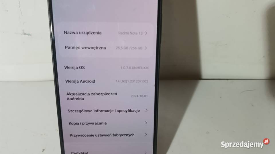 Smartfon XIAOMI Redmi Note 13 8256GB Redmi Katowice sprzedam