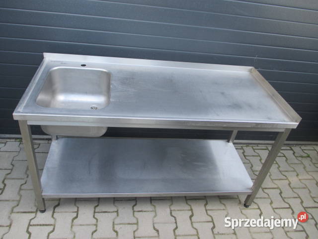 ZLEW GASTRONOMICZNY 1 KOMOROWY Z PÓŁKĄ 1607085 Ostrów Wielkopolski