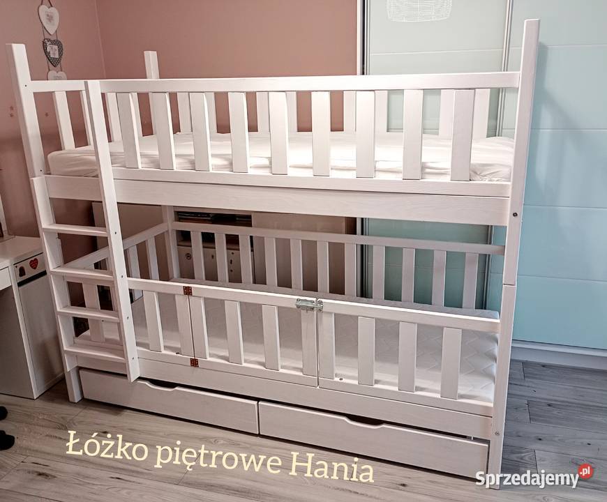 Łóżka drewniane dziecięce sosnowe Meble Warszawa sprzedam