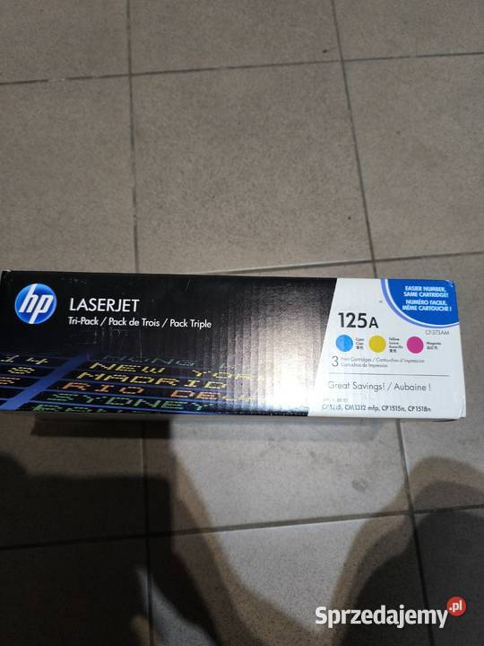 Zestaw dwóch tonerów CB542CB543 HP 125A do LJ laserowa Kamień Pomorski