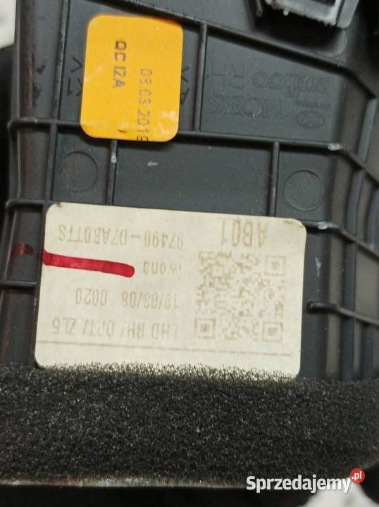 DEKOR LISTWA OZDOBNA ŚRODKOWA LEWA PRAWA KPL Rok produkcji 2019