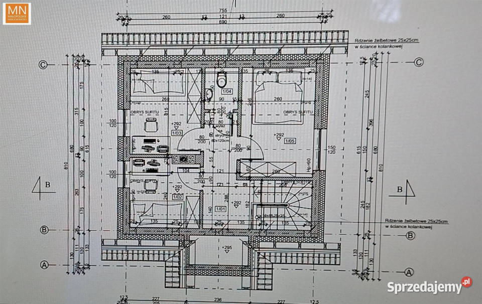 sprzedaży domu bliźniaka Kłaj 100m2 małopolskie