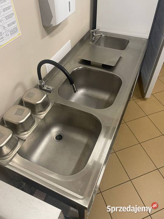 Stół stalowy ze zlewem 60x160 sprzedam