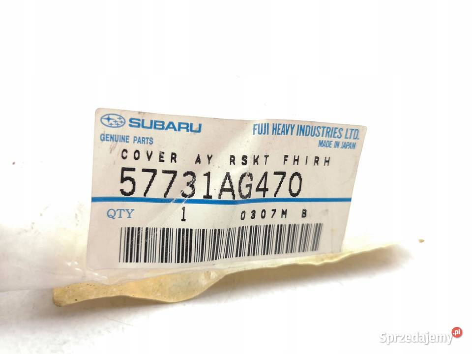 ŚLIZG ZDERZAKA PRAWY TYŁ SUBARU LEGACY 0407 ORI sprzedam