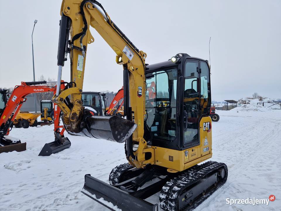 Minikoparka CAT 3027 CR 2021r nowy model 2000mtg