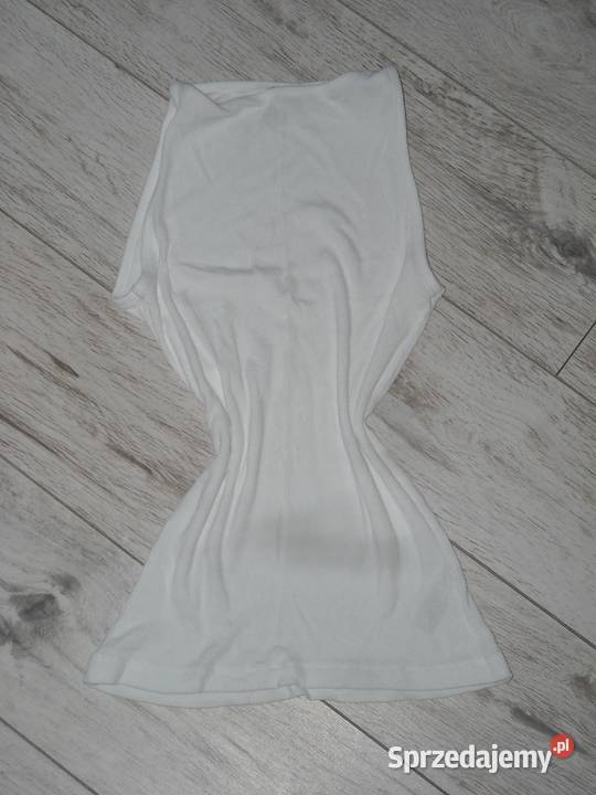 biały prążkowany top asos xs Lubartów