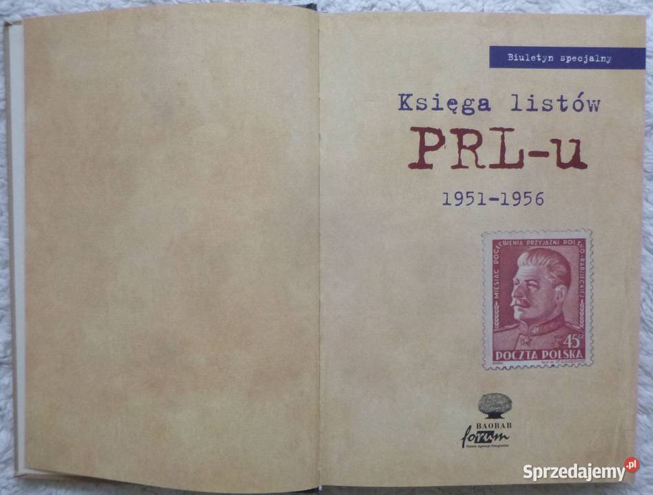 Księga listów PRLu cz 13 Warszawa