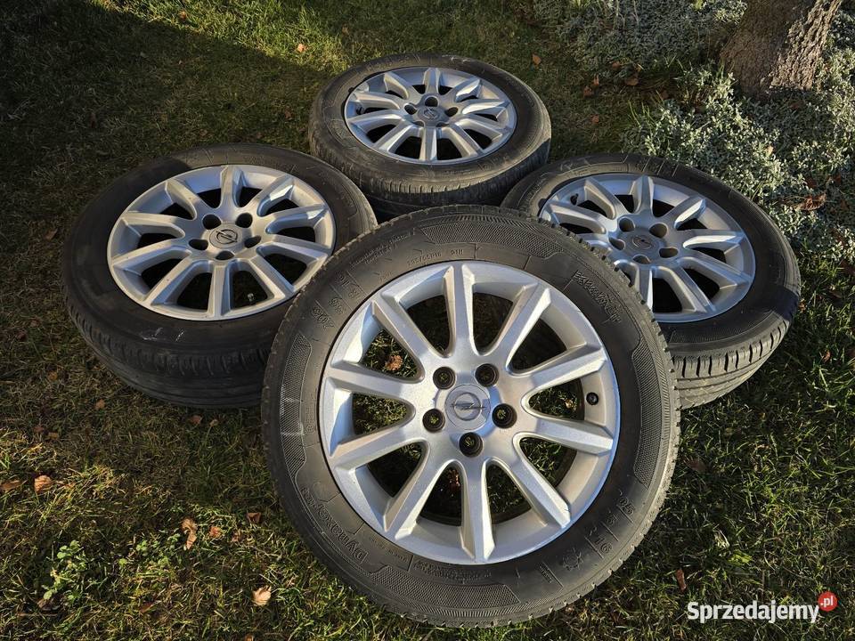 Sprzedam alufelgi Opel 16 5x110 z oponami