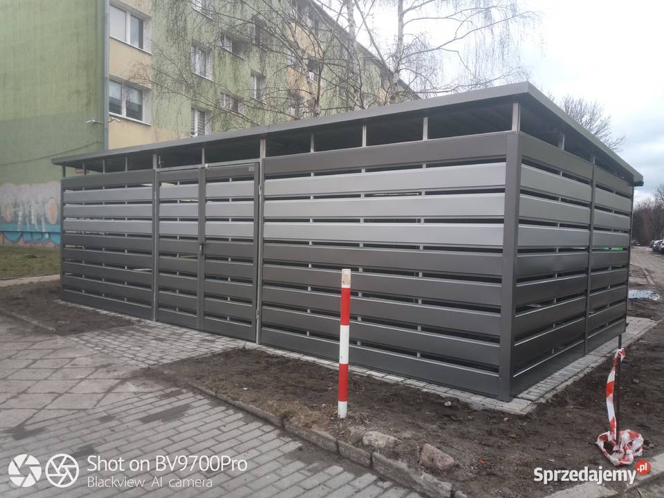 NOWOCZESNE WIATY ŚMIETNIKOWE PANELOWE Dowolny Piaseczno sprzedam