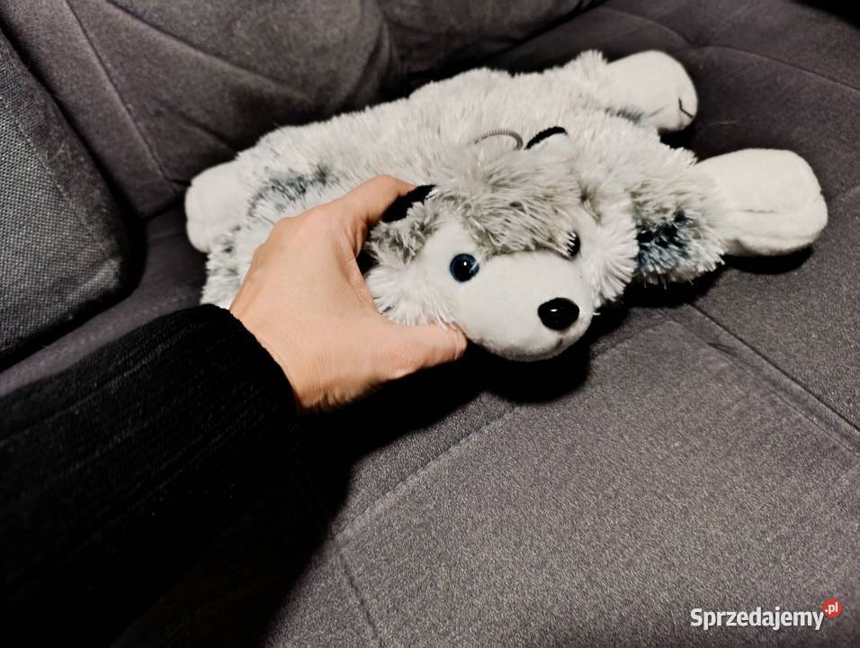 pluszowa poduszka w kształcie psa husky marki