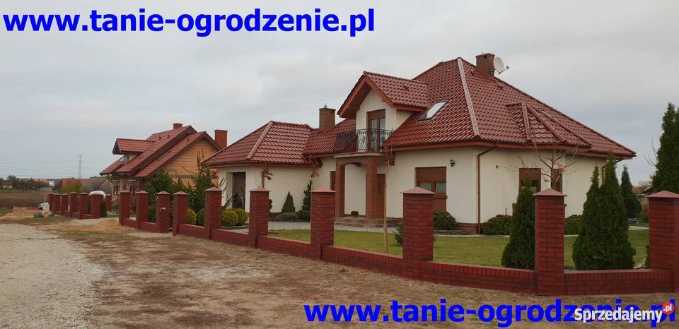 Ala klinkier słupki murki ogrodzenia imitacja Kutno