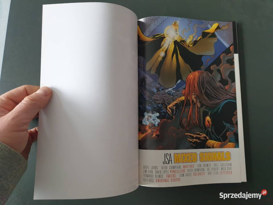 JSA Mixed Signals oryginalny komiks DC USA