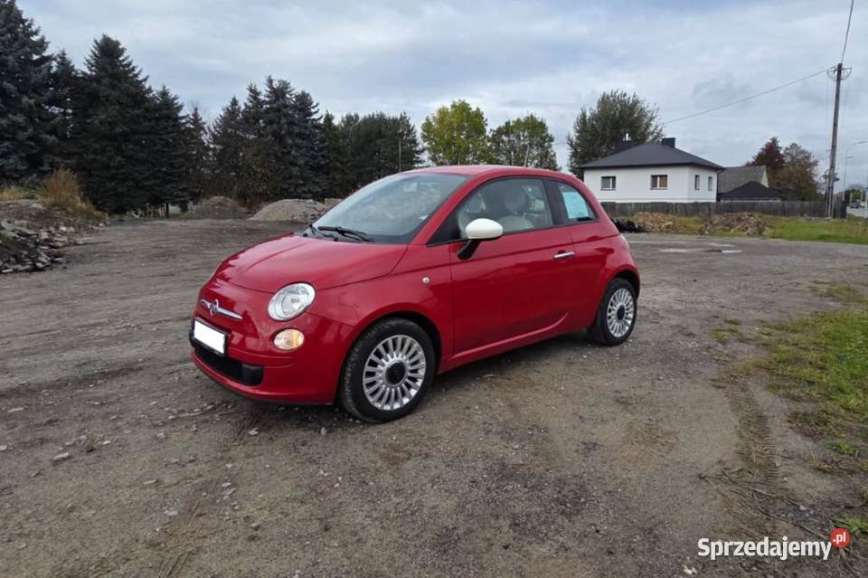 Fiat 500 czerwony klasyk 2014 Rzeszów sprzedam