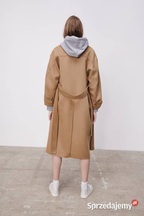 wełniany płaszcz oversize Zara XS śląskie Sosnowiec