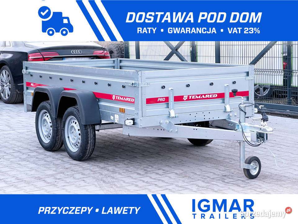 PRO 26122 przyczepka Temared samochodowa Olsztyn sprzedam