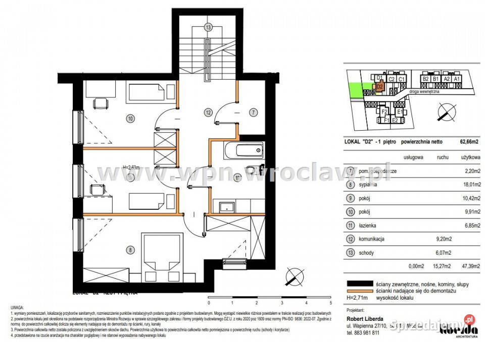 Dom szeregowy Wrocław 1752m2 863m2